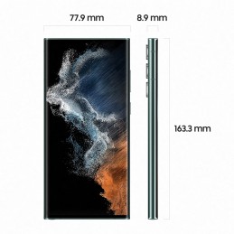 icecat_Samsung Galaxy S22 Ultra SM-S908B 17,3 cm (6.8") Dual SIM Android 12 5G USB typu C 12 GB 256 GB 5000 mAh Zelená