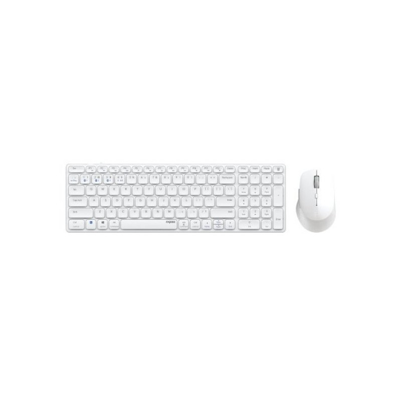 icecat_Hama 9700M Tastatur Maus enthalten QWERTY Deutsch Weiß