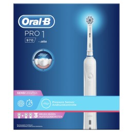 icecat_Oral-B PRO 80316670 Elektrische Zahnbürste Erwachsener Rotierende-vibrierende Zahnbürste Weiß