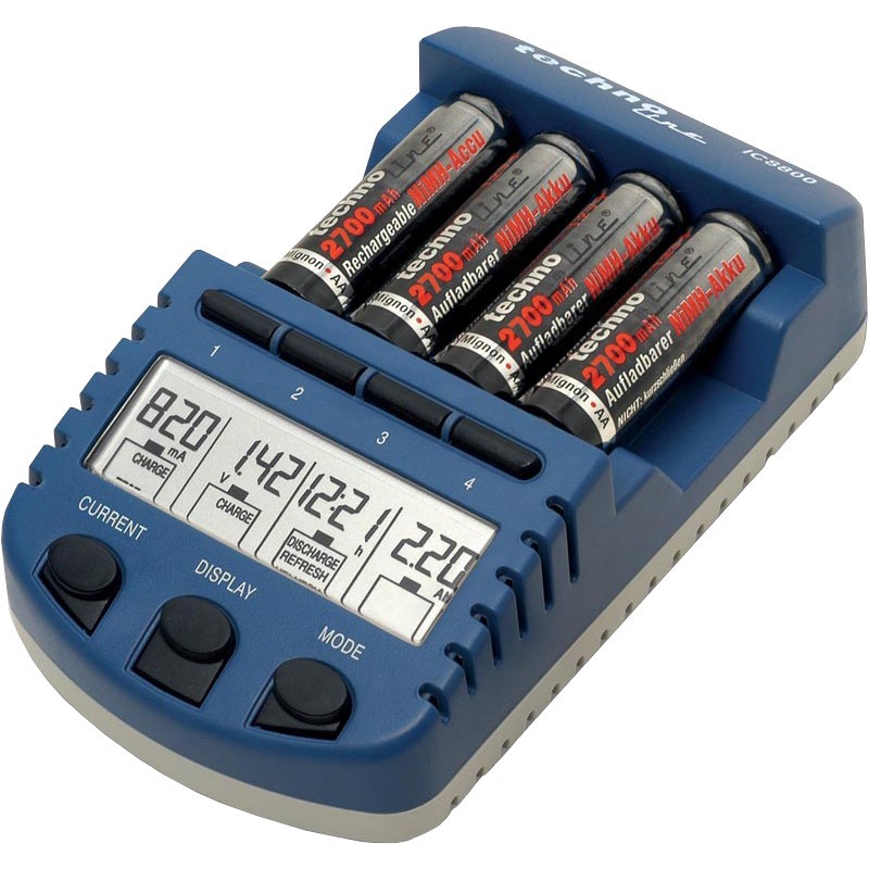 icecat_Technoline BC 1000 N carica batterie Batteria per torcia elettrica AC