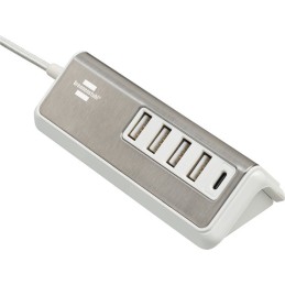 icecat_Brennenstuhl 1508230 mobile device charger Universal Stainless steel, White AC Indoor