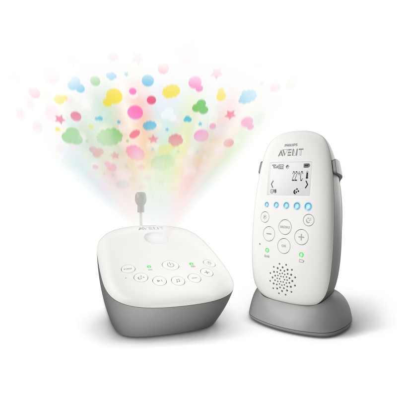 icecat_Philips AVENT SCD733 26 video baby monitor 330 m Grey, White