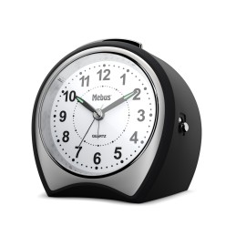 icecat_Mebus 27220 alarm clock Quartz alarm clock Black, Grey