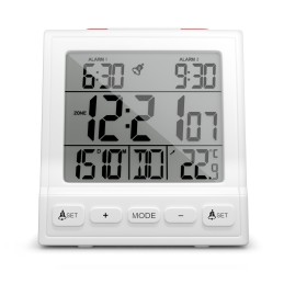 icecat_Mebus 56813 alarm clock Digital alarm clock White