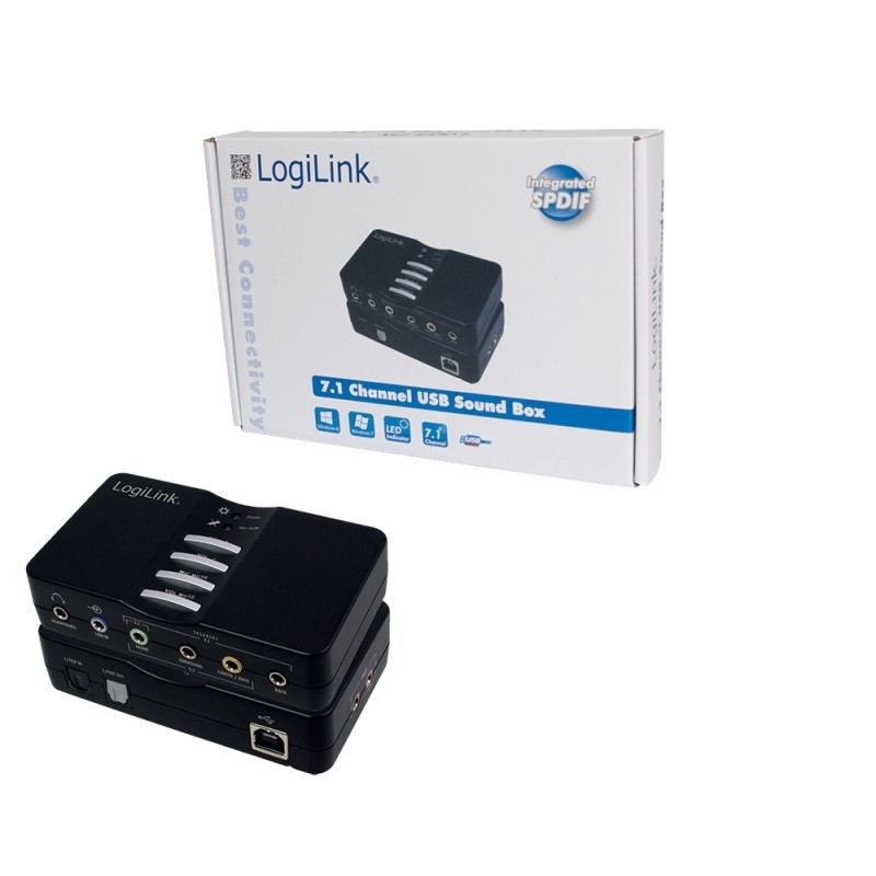icecat_LogiLink USB Sound Box Dolby 7.1 8-Channel 7.1 canales