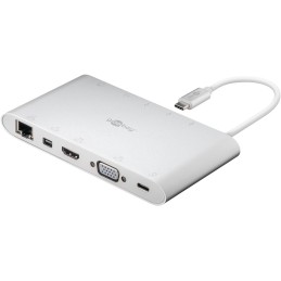icecat_Goobay 62113 laptop-dockingstation & portreplikator Kabelgebunden USB 3.2 Gen 1 (3.1 Gen 1) Type-C Silber