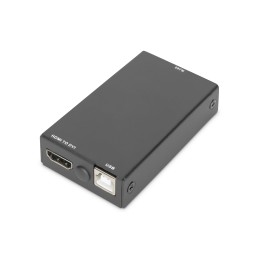 icecat_Digitus DS-51202 adaptér k video kabelům RJ-45 HDMI + USB Černá