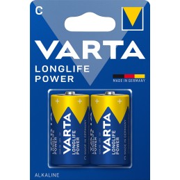 icecat_Varta Longlife Power, Batteria Alcalina, C, Baby, LR14, 1.5V, Blister da 2, Made in Germany