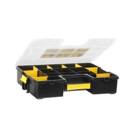 icecat_Stanley CUBIX 1-94-745 pieza pequeña y caja de herramientas Caja para piezas pequeñas Negro, Transparente, Amarillo