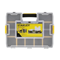 icecat_Stanley CUBIX 1-94-745 pieza pequeña y caja de herramientas Caja para piezas pequeñas Negro, Transparente, Amarillo