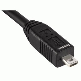 icecat_Hama USB 2.0 Cable, 1.8m USB Kabel 1,8 m USB A Schwarz