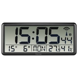 icecat_Hama Jumbo Digital clock Obdélník Černá