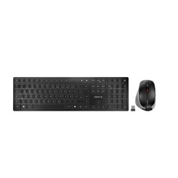 icecat_CHERRY DW 9500 SLIM keyboard Mouse included RF Wireless + Bluetooth QWERTZ German Black, Grey