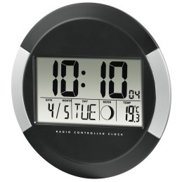 icecat_Hama PP-245 Digital clock Kruh Černá