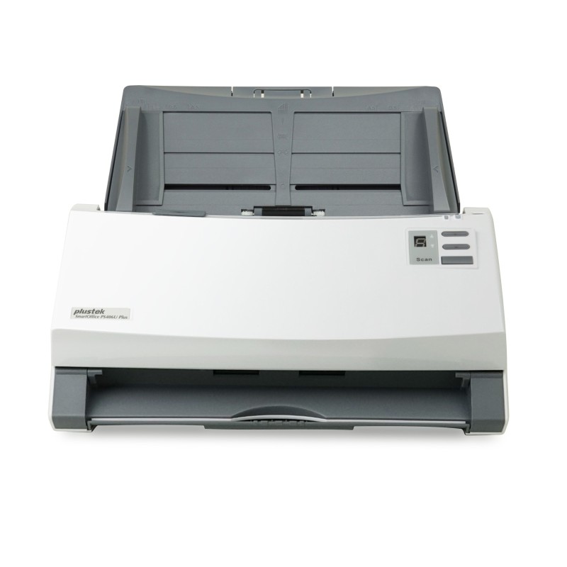 icecat_Plustek SmartOffice PS406U Plus Skener s automatickým podáváním dokumentů 600 x 600 DPI A4 Šedá, Bílá