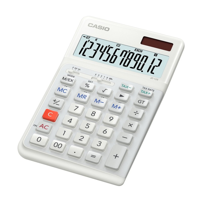 icecat_Casio JE-12E-WE calculatrice Bureau Calculatrice basique Blanc