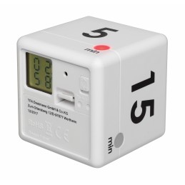 icecat_TFA-Dostmann CUBE-TIMER Timer da cucina digitale Nero, Bianco