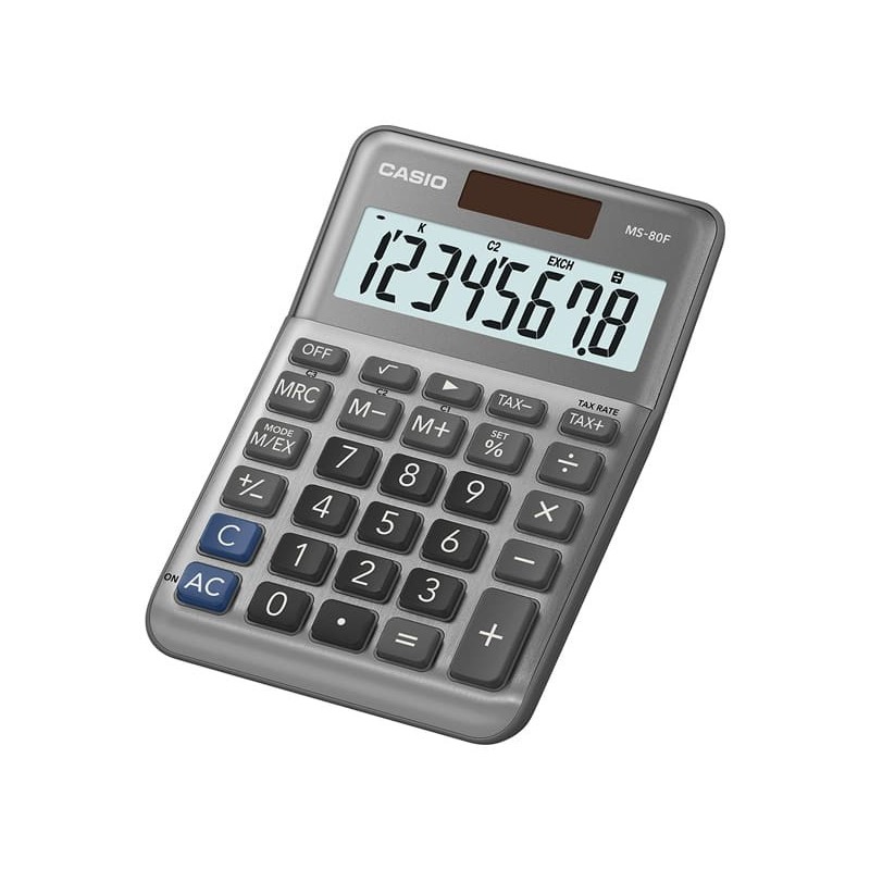 icecat_Casio MS-80F calcolatrice Desktop Calcolatrice di base Grigio