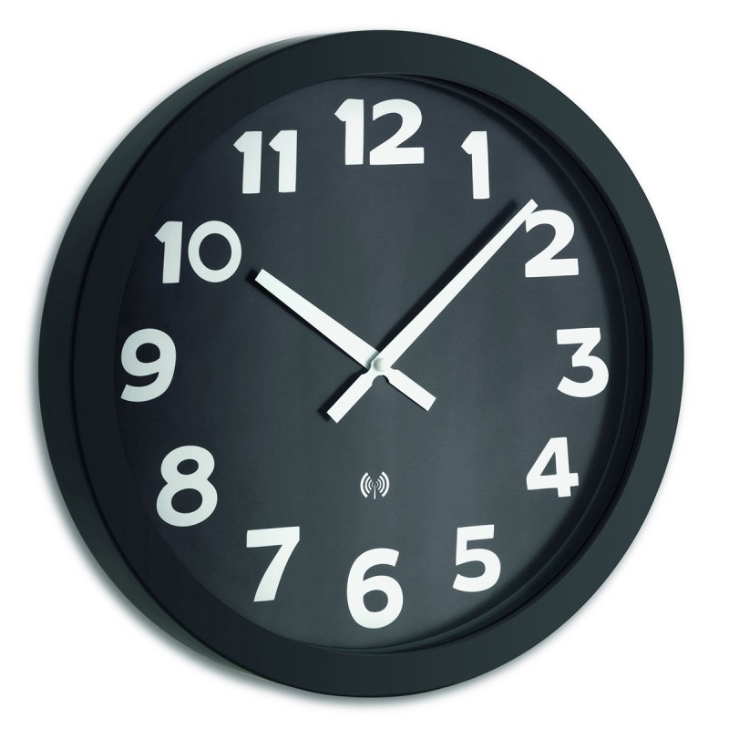 icecat_TFA-Dostmann 60.3506 wall table clock Quartz clock Kulatý Černá, Bílá