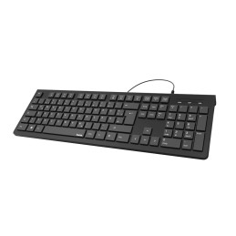 icecat_Hama KC-200 teclado USB QWERTZ Alemán Negro