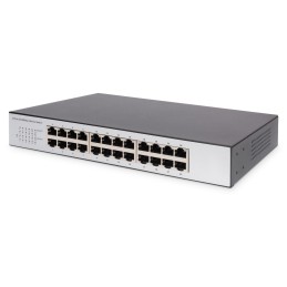 icecat_Digitus 24-Port Fast Ethernet Switch, 19 Zoll, Unmanaged