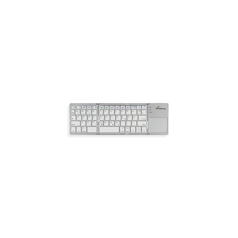 icecat_MediaRange MROS133 teclado Bluetooth QWERTZ Alemán, Suizo Plata