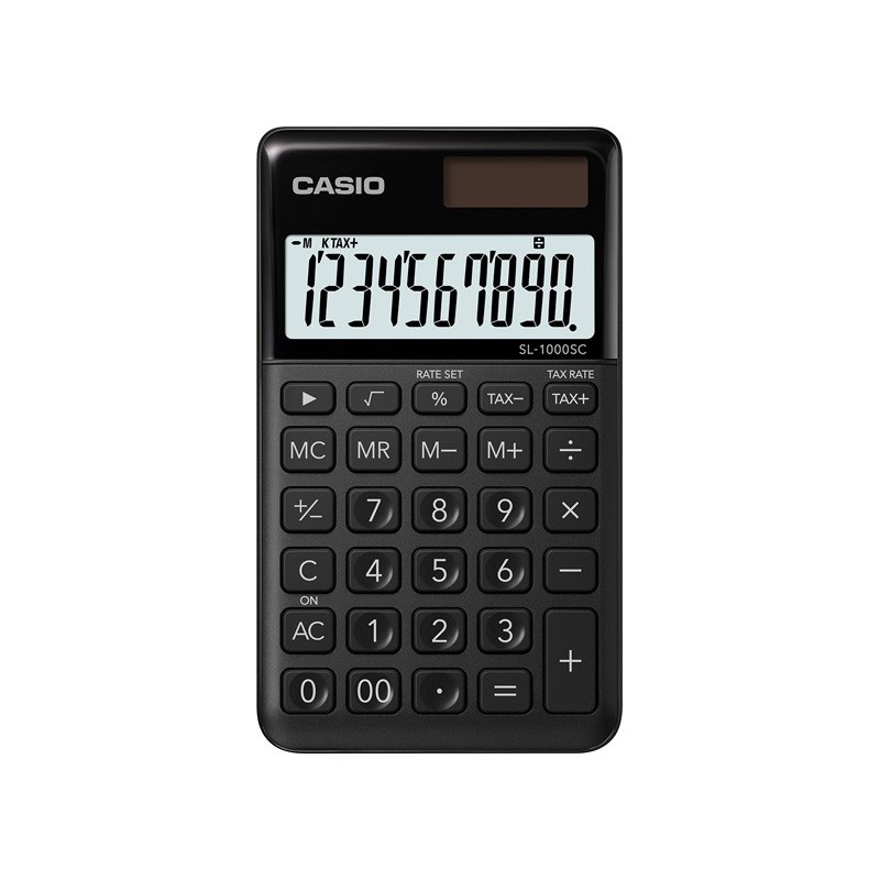 icecat_Casio SL-1000SC-BK calculatrice Poche Calculatrice basique Noir