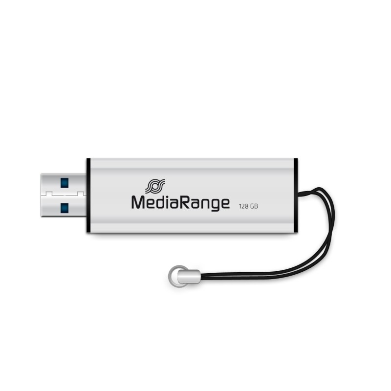 icecat_MediaRange MR918 USB paměť 128 GB USB Type-A   Micro-USB 3.2 Gen 1 (3.1 Gen 1) Černá, Stříbrná
