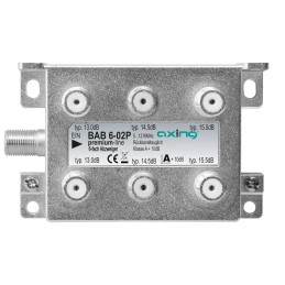 icecat_Axing BAB 6-02P Divisor de señal para cable coaxial Gris