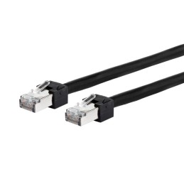 icecat_METZ CONNECT 13084F1000-E networking cable Black 1 m Cat5e S UTP (STP)