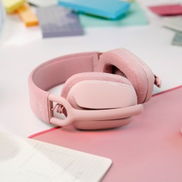 icecat_Logitech Zone Vibe 100 Kopfhörer Kabellos Kopfband Anrufe Musik Bluetooth Pink