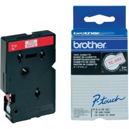 icecat_Brother TC-292 páska pro tvorbu štítků Červená na bílé