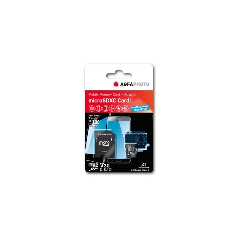 icecat_AgfaPhoto 10613 memory card 128 GB MicroSDXC UHS-I Class 10