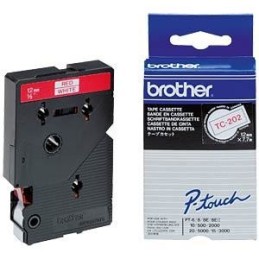icecat_Brother TC-202 páska pro tvorbu štítků Červená na bílé