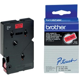 icecat_Brother TC-401 páska pro tvorbu štítků Černá na červené