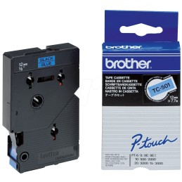 icecat_Brother TC-501 páska pro tvorbu štítků Černá na modré