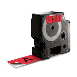 icecat_DYMO D1 Standard - Black on Red - 24mm páska pro tvorbu štítků Černá na červené