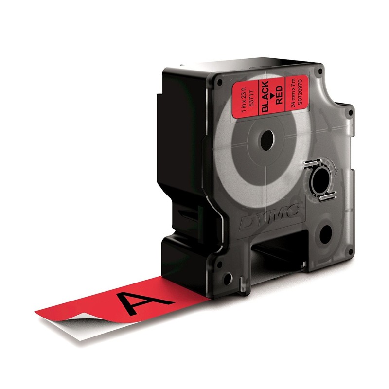 icecat_DYMO D1 - Standard Étiquettes - Noir sur rouge - 24mm x 7m