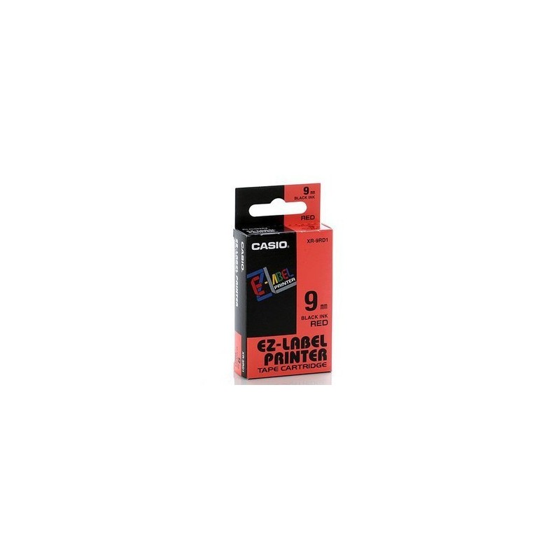 icecat_Casio XR-9RD1 páska pro tvorbu štítků Černá na červené