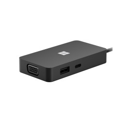 icecat_Microsoft USB-C Travel Hub Black adaptateur graphique USB Noir