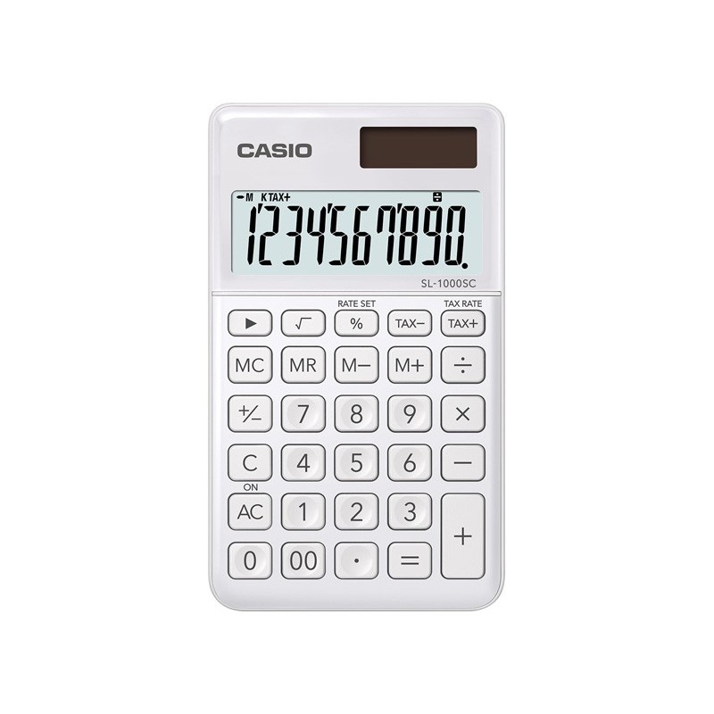 icecat_Casio SL-1000SC-WE calculadora Bolsillo Calculadora básica Blanco