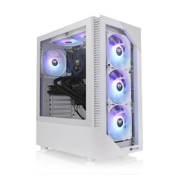 icecat_Thermaltake View 200 TG Snow ARGB Midi Tower Bílá