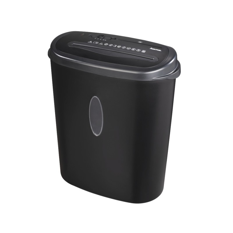 icecat_Hama Home X12CD paper shredder Cross shredding 72 dB 22 cm Black