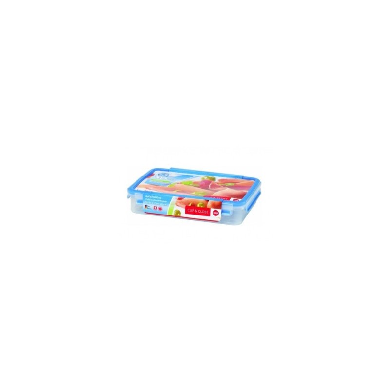 icecat_EMSA 509040 Lebensmittelaufbewahrungsbehälter Rechteckig Container 1,65 l Blau, Transparent 1 Stück(e)