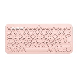 icecat_Logitech K380 for Mac Multi-Device Bluetooth Keyboard klávesnice QWERTZ Německý Růžová