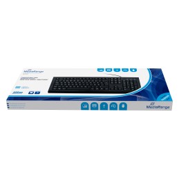 icecat_MediaRange MROS101 tastiera USB QWERTZ Tedesco Nero