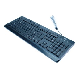 icecat_MediaRange MROS102 keyboard USB QWERTZ English Black