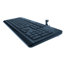 icecat_MediaRange MROS102 tastiera USB QWERTZ Inglese Nero