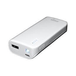 icecat_MediaRange MR751 batteria portatile Ioni di Litio 5200 mAh Grigio, Bianco