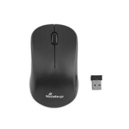 icecat_MediaRange MROS107 klávesnice Obsahuje myš RF bezdrátový QWERTZ Německý Černá